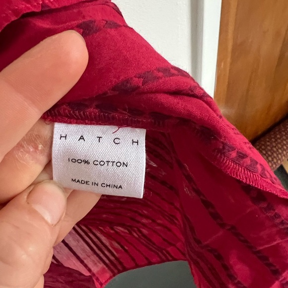 Hatch Pink Peasant Blouse, size 0 - Picture 4 of 7